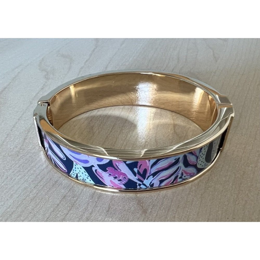 Lilly Pulitzer Bracelet Magnetic Closure “You’ve Been Spotted”